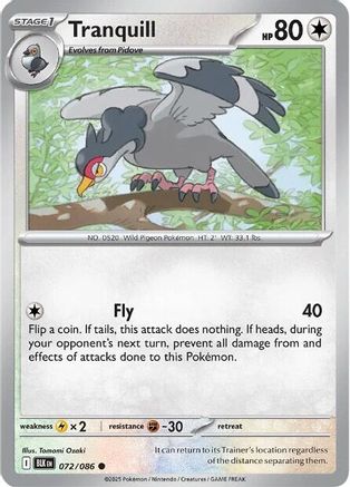 Tranquill (072/086) - SBB  - Common