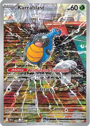Karrablast (094/086) - SBB  - Illustration Rare - Holofoil