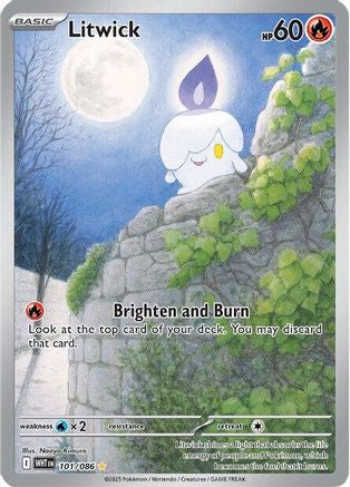 Litwick (101/086) - SWF  - Illustration Rare - Holofoil