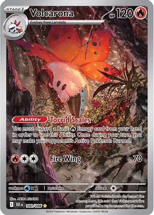 Volcarona (100/086) - SBB  - Illustration Rare - Holofoil
