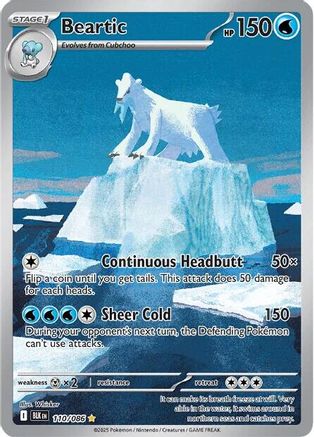 Beartic (110/086) - SBB  - Illustration Rare - Holofoil