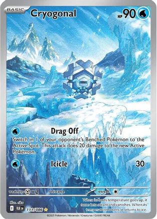 Cryogonal (111/086) - SBB  - Illustration Rare - Holofoil