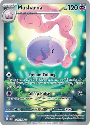 Musharna (117/086) - SBB  - Illustration Rare - Holofoil