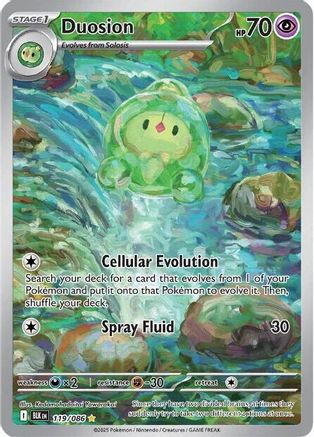 Duosion (119/086) - SBB  - Illustration Rare - Holofoil