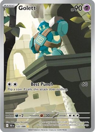 Golett (122/086) - SBB  - Illustration Rare - Holofoil