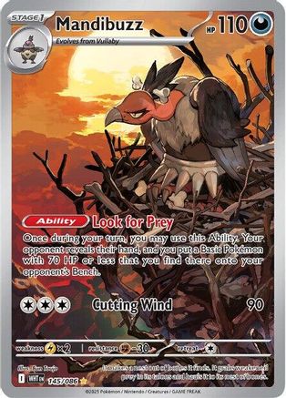 Mandibuzz (145/086) - SWF  - Illustration Rare - Holofoil