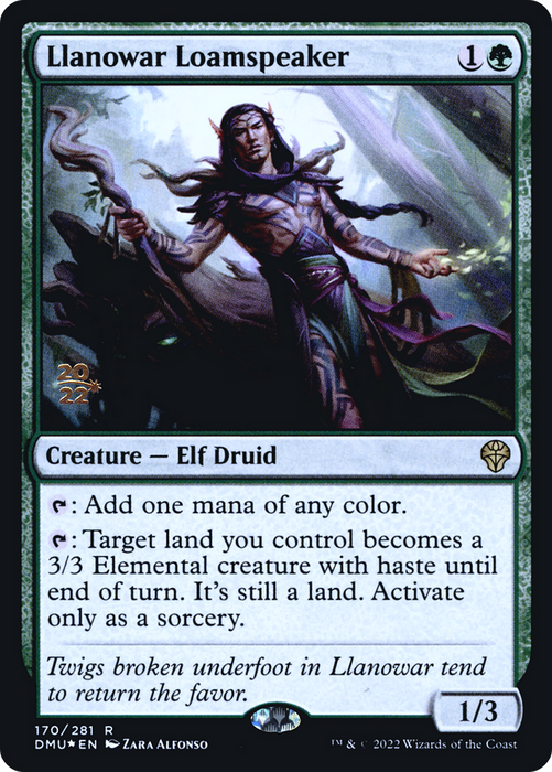 Llanowar Loamspeaker (PRE-170S) - rare - Foil