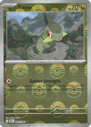 Axew (Poke Ball Pattern) (068/086) - SBB  - Common - Holofoil