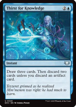 Thirst for Knowledge (EOC-048) - uncommon