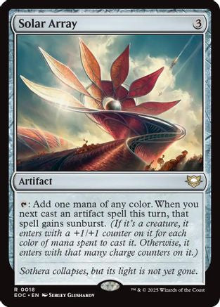 Solar Array (EOC-018) - rare