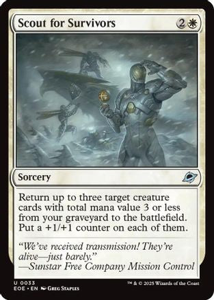 Scout for Survivors (EOE-033) - uncommon - Foil