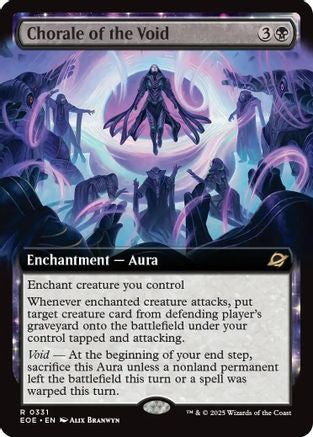 Chorale of the Void (Extended Art) (EOE-331) - rare