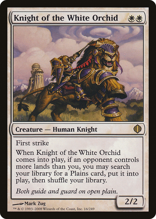 Knight of the White Orchid (ALA-016) - rare - Foil