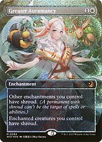 Greater Auramancy (WOT-084) - mythic (Borderless) - Foil