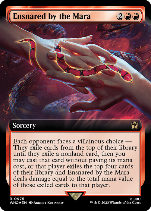 Ensnared by the Mara (WHO-975) - rare: (Extended Art) - Foil