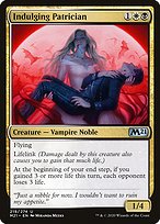 Indulging Patrician (M21-219) - uncommon - Foil