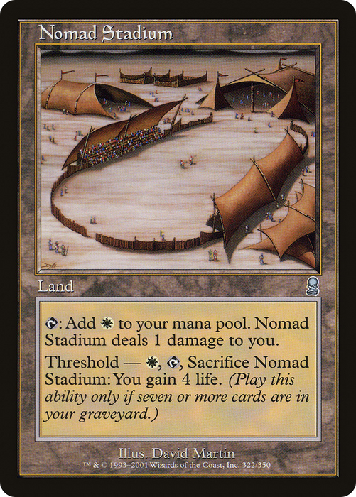Nomad Stadium (ODY-322) - uncommon - Foil