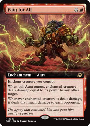 Pain for All (Extended Art) (EOE-337) - rare