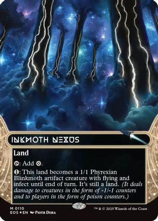Inkmoth Nexus (0110) (Borderless) (Galaxy Foil) (EOS-110) - mythic - Foil