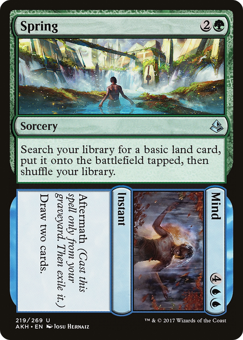 Spring // Mind (AKH-219) - uncommon - Foil
