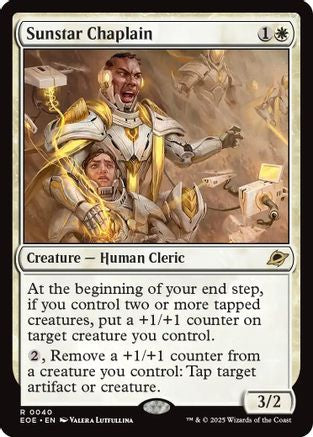 Sunstar Chaplain (EOE-040) - rare - Foil