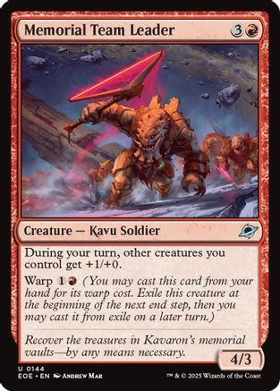 Memorial Team Leader (EOE-144) - uncommon