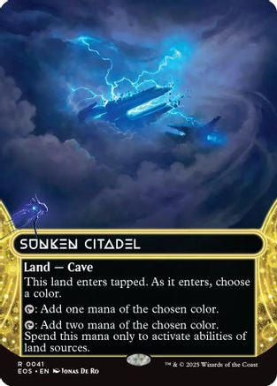 Sunken Citadel (0041) (Borderless) (EOS-041) - rare