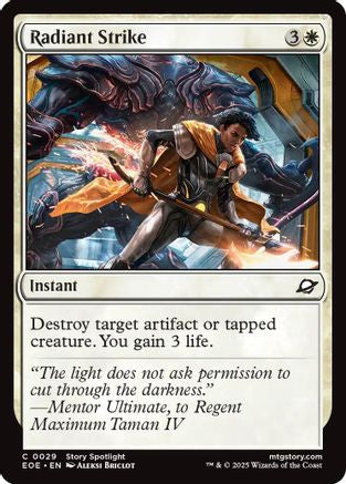 Radiant Strike (EOE-029) - common - Foil