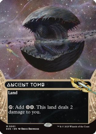 Ancient Tomb (0001) (Borderless) (EOS-001) - mythic - Foil