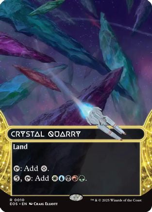 Crystal Quarry (0010) (Borderless) (EOS-010) - rare - Foil