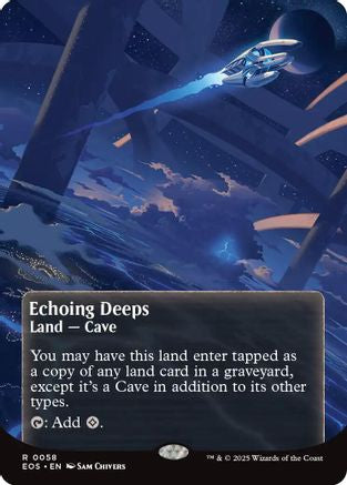 Echoing Deeps (0058) (Borderless) (EOS-058) - rare