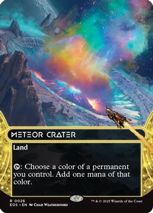 Meteor Crater (0026) (Borderless) (EOS-026) - rare