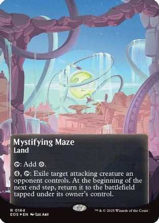 Mystifying Maze (0164) (Borderless) (Galaxy Foil) (EOS-164) - rare - Foil