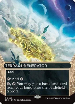 Terrain Generator (0043) (Borderless) (EOS-043) - rare - Foil