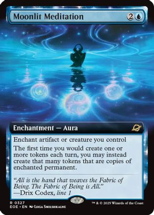 Moonlit Meditation (Extended Art) (EOE-327) - rare - Foil