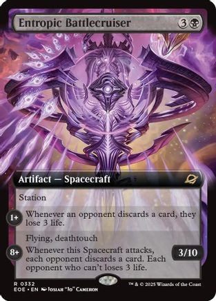 Entropic Battlecruiser (Extended Art) (EOE-332) - rare - Foil