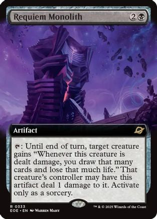 Requiem Monolith (Extended Art) (EOE-333) - rare