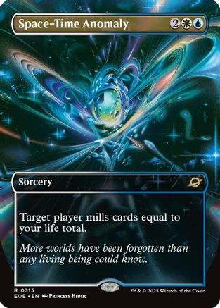 Space-Time Anomaly (Borderless) (EOE-315) - rare - Foil