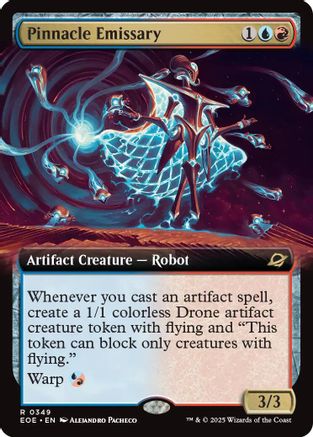 Pinnacle Emissary (Extended Art) (EOE-349) - rare - Foil