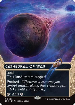Cathedral of War (0006) (Borderless) (EOS-006) - rare - Foil