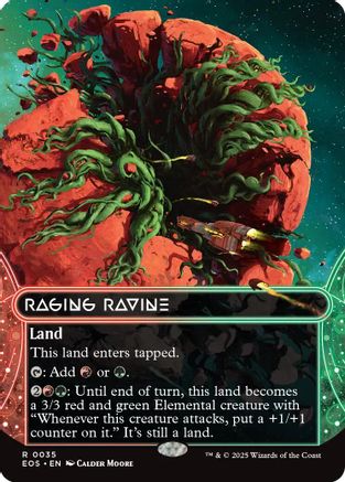 Raging Ravine (0035) (Borderless) (EOS-035) - rare