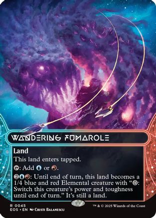 Wandering Fumarole (0045) (Borderless) (EOS-045) - rare