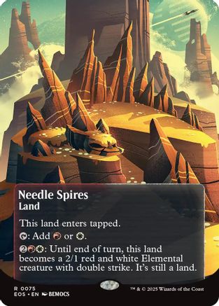 Needle Spires (0075) (Borderless) (EOS-075) - rare