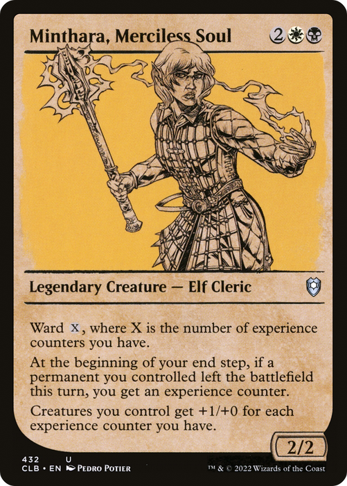 Minthara, Merciless Soul (CLB-432) - uncommon: (Showcase) - Foil
