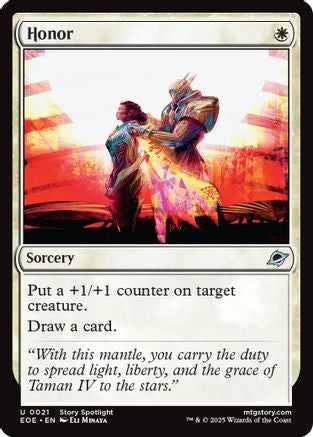 Honor (EOE-021) - uncommon - Foil