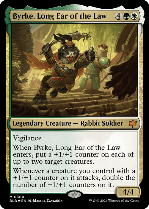 Byrke, Long Ear of the Law (BLB-380) - mythic - Foil