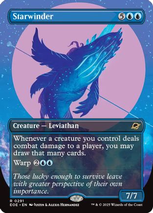 Starwinder (0291) (Borderless) (EOE-291) - rare - Foil