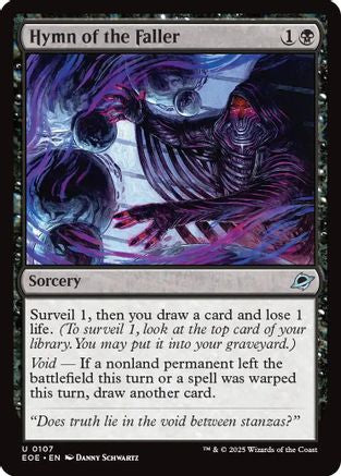 Hymn of the Faller (EOE-107) - uncommon - Foil