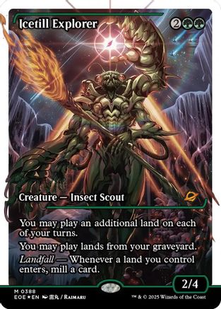 Icetill Explorer (Showcase) (Fracture Foil) (EOE-388) - mythic - Foil