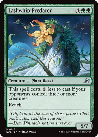 Lashwhip Predator (EOE-195) - uncommon